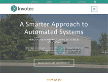 Tablet Screenshot of invotec.com